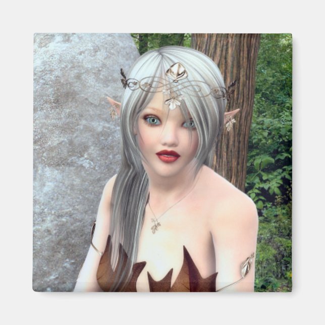 Imán Woodland Princess Fantasy Magnet (Frente)