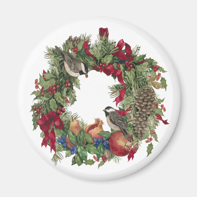 Imán Woodland Wreath Magnet (Frente)