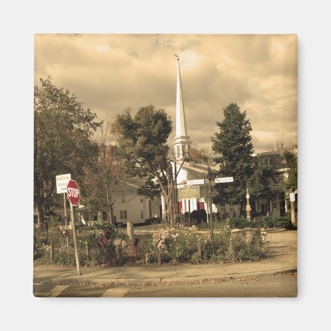 Imán Woodstock, Plaza de la Ciudad NY (Frente)