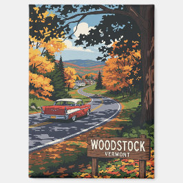 Imán Woodstock Vermont Travel