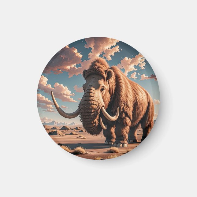 Imán Wooly Mammoth (Frente)