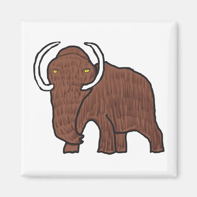 Imán Wooly Mammoth (Frente)