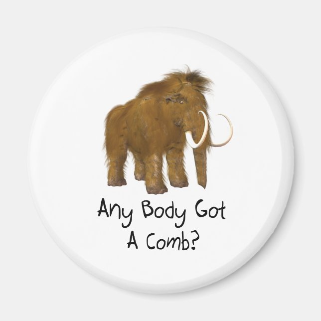 Imán Wooly Mammoth (Frente)