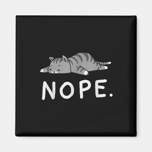 Imán Woot Nope Cat (Frente)