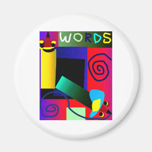 Imán Words Art Magnet