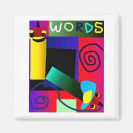 Imán Words Art Magnet