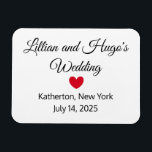 Imán Words & Heart Boda Magnet<br><div class="desc">Este imán puede servir un recuerdo,  mucho después del día de tu boda. Puedes comprar varios y dárselos a la gente en tu fiesta de bodas. Incluso puedes comprar más,  para regalar a tus invitados. Precioso. ¡Personalizable. Por Sharon Lee Hudson. Todos Los Derechos Reservados.</div>