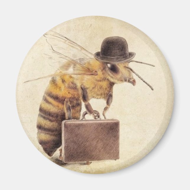 Imán Worker Bee Magnet (Frente)