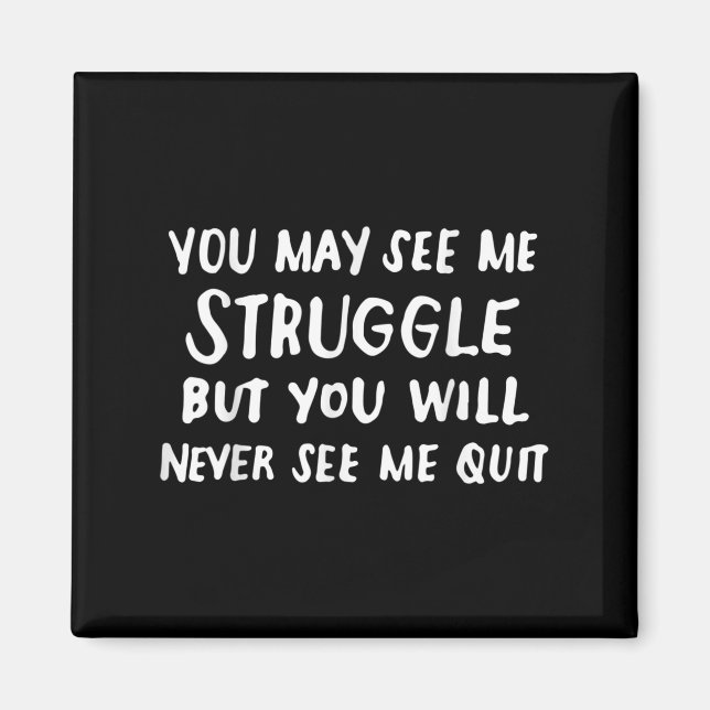 Imán Workout Insration Motivational Saying Men Women  (Frente)