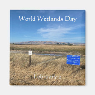 Imán World2Celebrate: Día Mundial de los Humedales