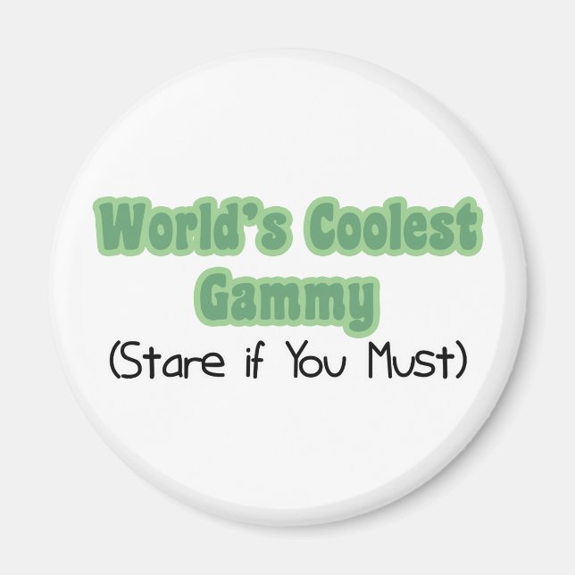 Imán World's Coolest Gammy (Frente)