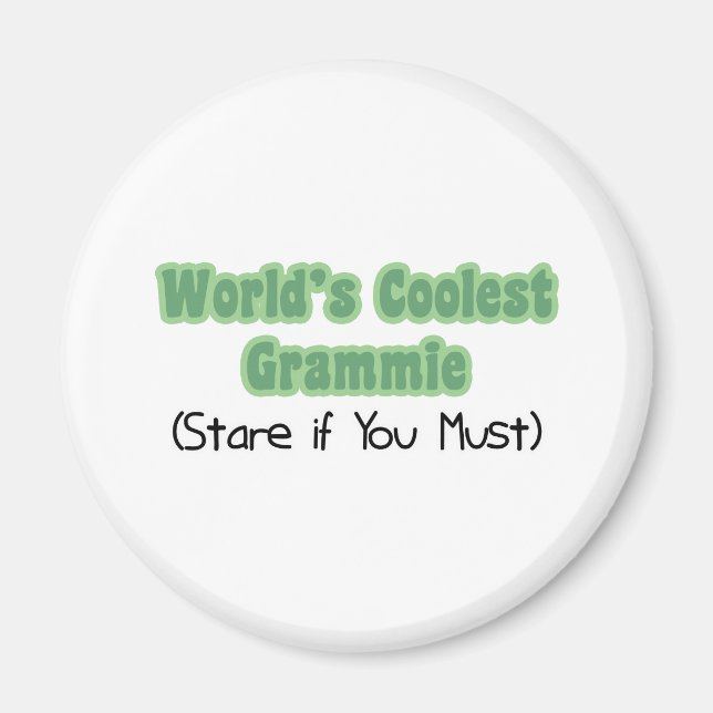 Imán World's Coolest Grammie (Frente)