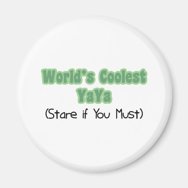 Imán World's Coolest Ya (Frente)