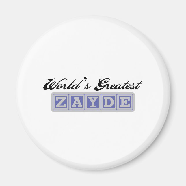 Imán World's Greatest Zayde (Frente)