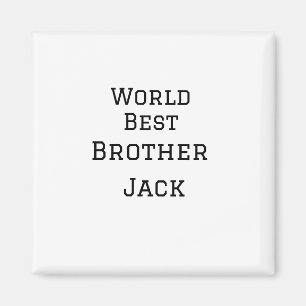 Imán World best brother agregar nombre texto deportes d