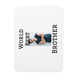 Imán World best brother agregar nombre texto deportes d