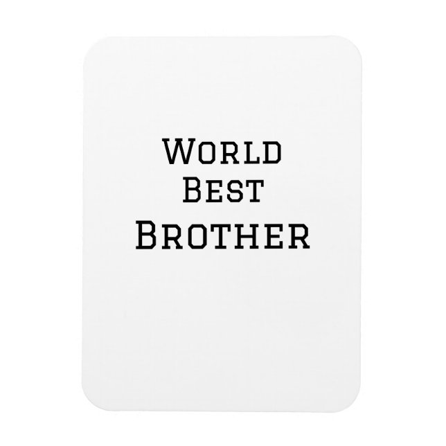 Imán World best brother agregar nombre texto deportes d (Vertical)