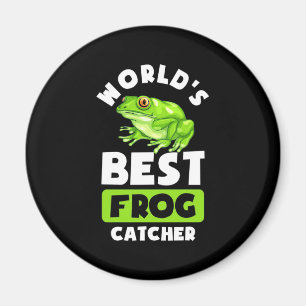 Imán World Best Frog Catcher