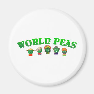 Imán World Peas