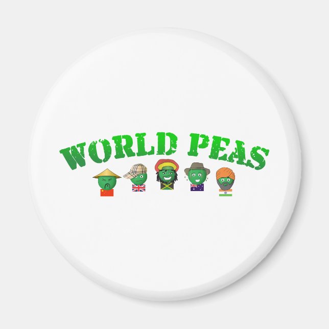 Imán World Peas (Frente)