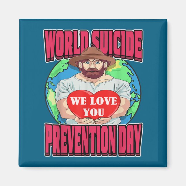 Imán World Suicide Prevention Day Motivational Dad Sept (Frente)
