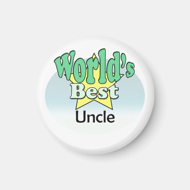 Imán World's Best Uncle (Frente)