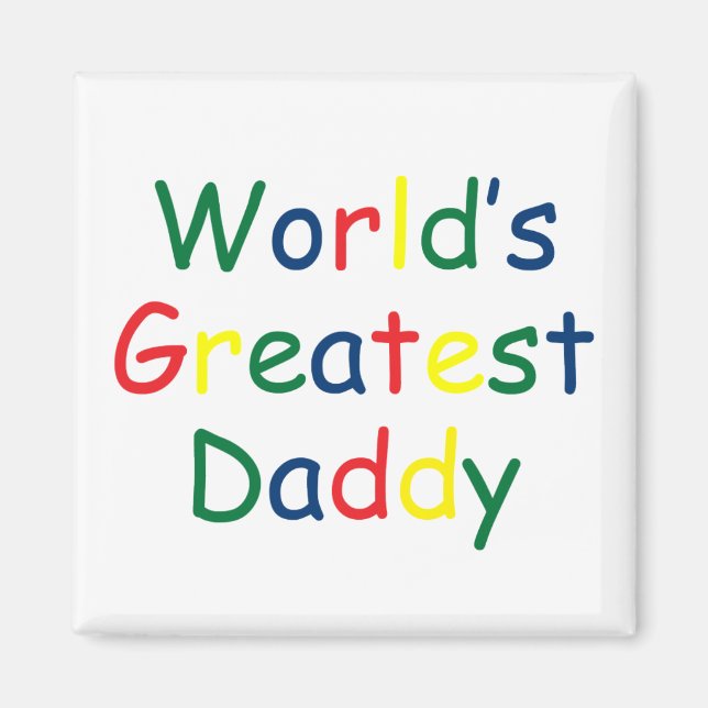 Imán Worlds Greatest Daddy (Frente)