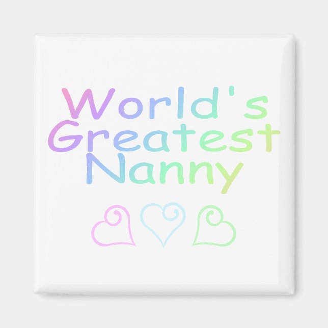 Imán Worlds Greatest Nanny (Frente)