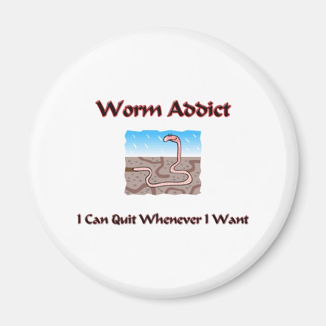 Imán Worm Addict (Frente)