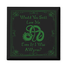 "Would You Love Me?" Wyrm Dragon Green Black