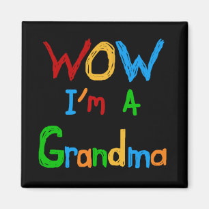 Imán WOW, soy una abuela con camisetas y regalos