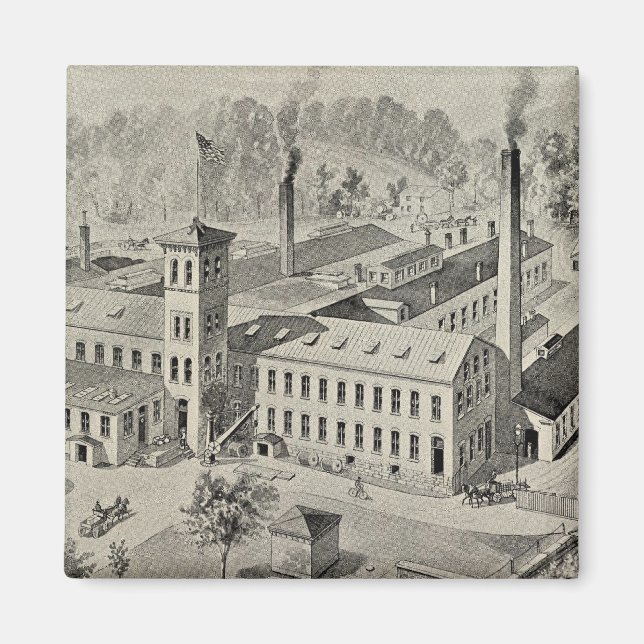 Imán WR Brixey, fabricante (Frente)