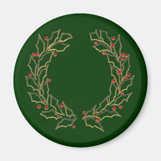 Imán Wreath Magnet navidades (Frente)