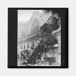 Imán Wreck en Montparnasse 1895 Magnet