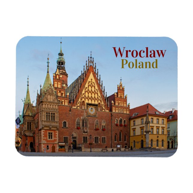 Imán Wroclaw Poland Magnet (Horizontal)
