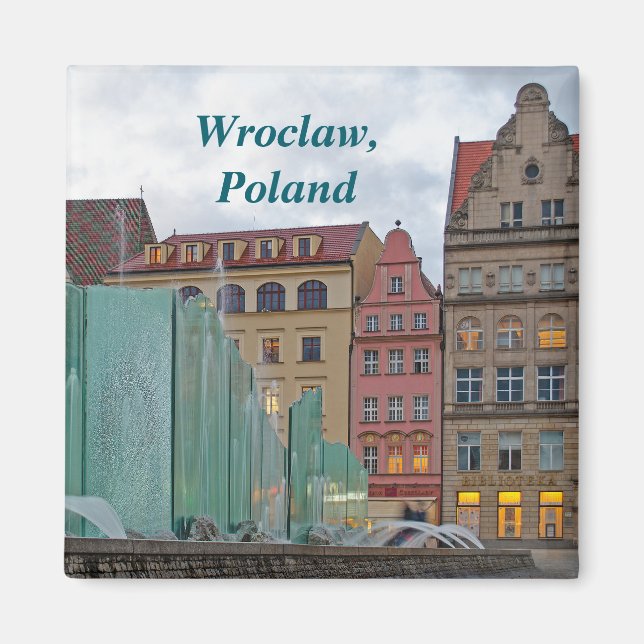 Imán Wroclaw Poland Magnet (Frente)