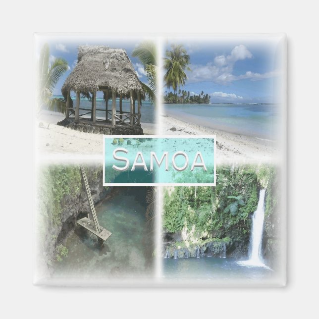 Imán WS0013 Oceanía, Samoa, Fridge (Frente)