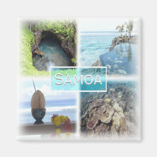 Imán WS0014 Oceanía, Samoa, Fridge