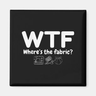 Imán Wtf ¿Dónde está la fábrica divertida de coser Quil