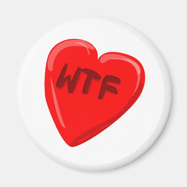 Imán WTF Heart (Frente)