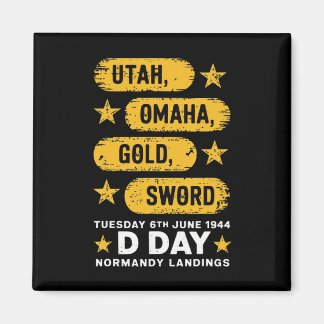 Imán Ww2 D Day Beats World War 2 Army Hero Normandy L