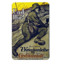WWI Alemán No Mans Land Magnet
