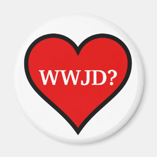Imán WWJD Heart