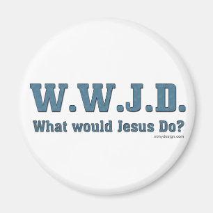 Imán ¿WWJD? ¿Qué Haría Jesús?