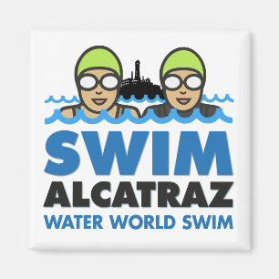 Imán WWS Swim Alcatraz magnet