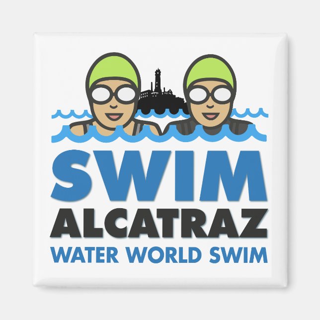 Imán WWS Swim Alcatraz magnet (Frente)