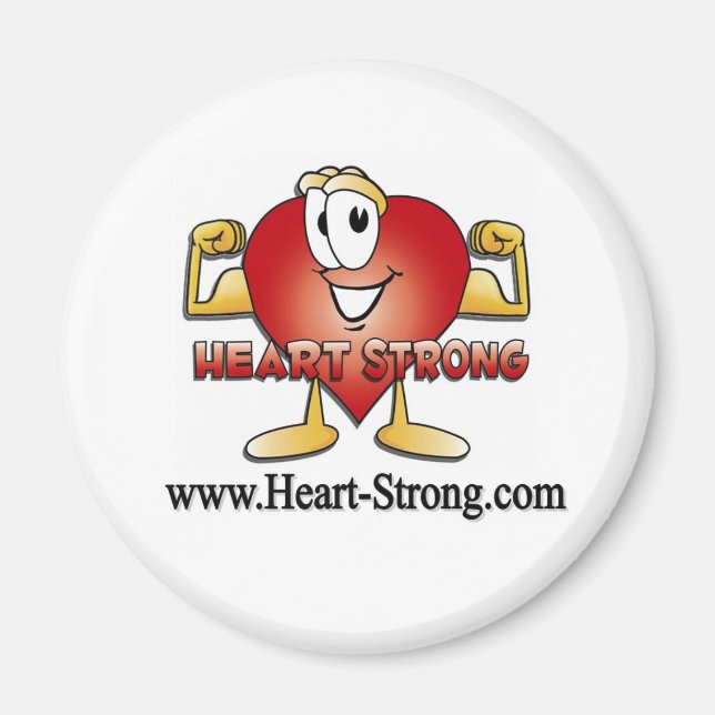 Imán www.Heart-Strong.com (Frente)