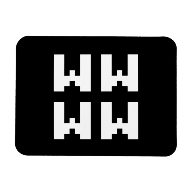 Imán WWWW | Jerga de Internet japonesa LOL (Horizontal)