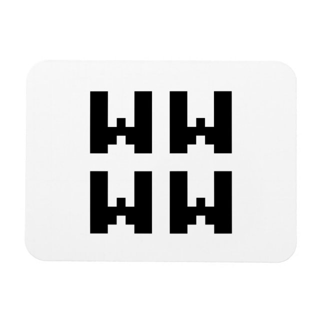 Imán WWWW | Jerga de Internet japonesa LOL (Horizontal)