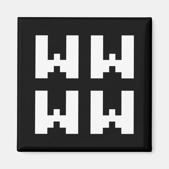 Imán WWWW | LOL jerga de Internet japonesa (Frente)